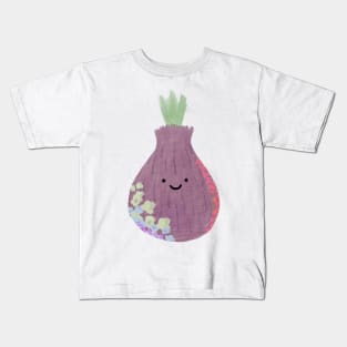 Cute floral onion Kids T-Shirt